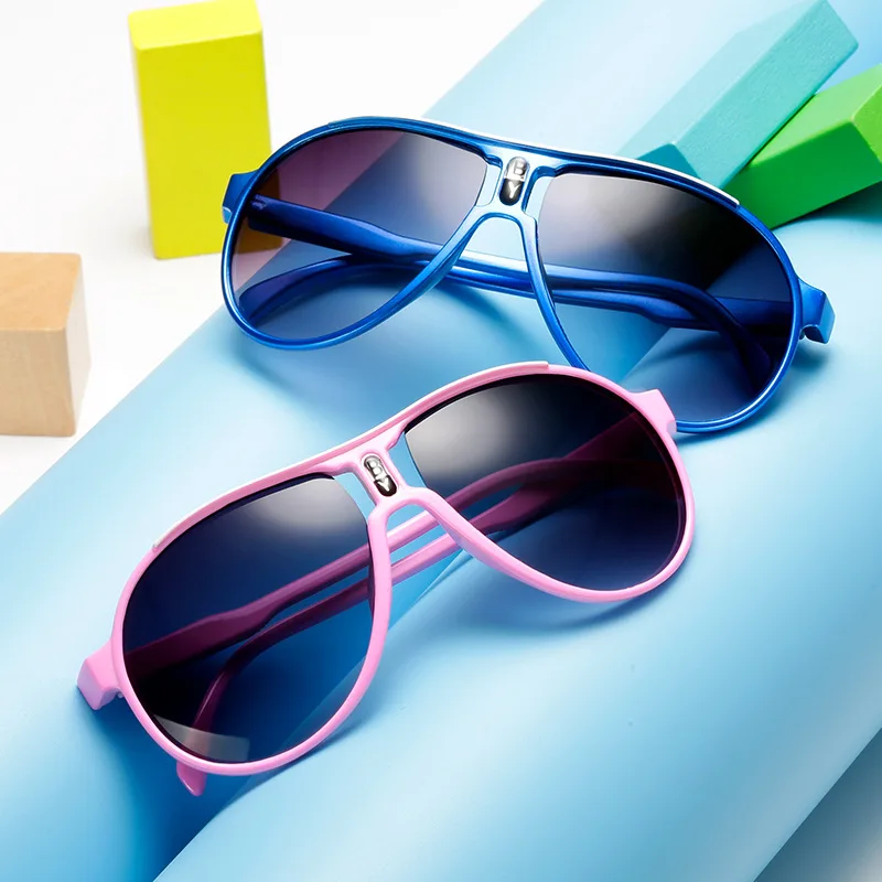 Fashion Kids Sunglasses Summer Sunshade Colorful Frame UV400 for Girls Boys