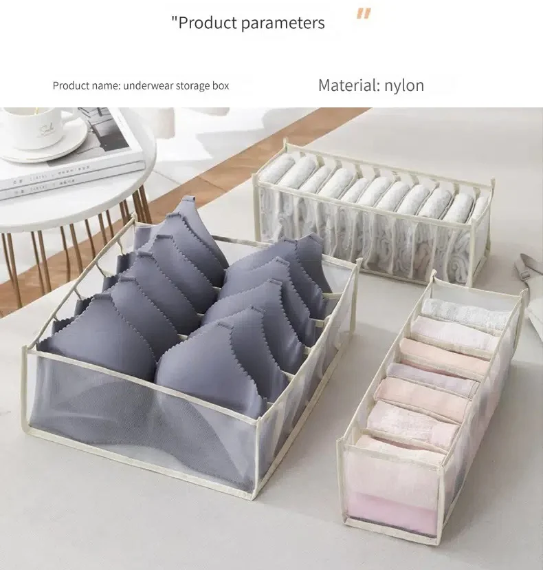 Organizer Per Cassetto Lingerie Pieghevole - 2 Set Divisori Per Reggiseni, Calze, Intimo - Foto 4