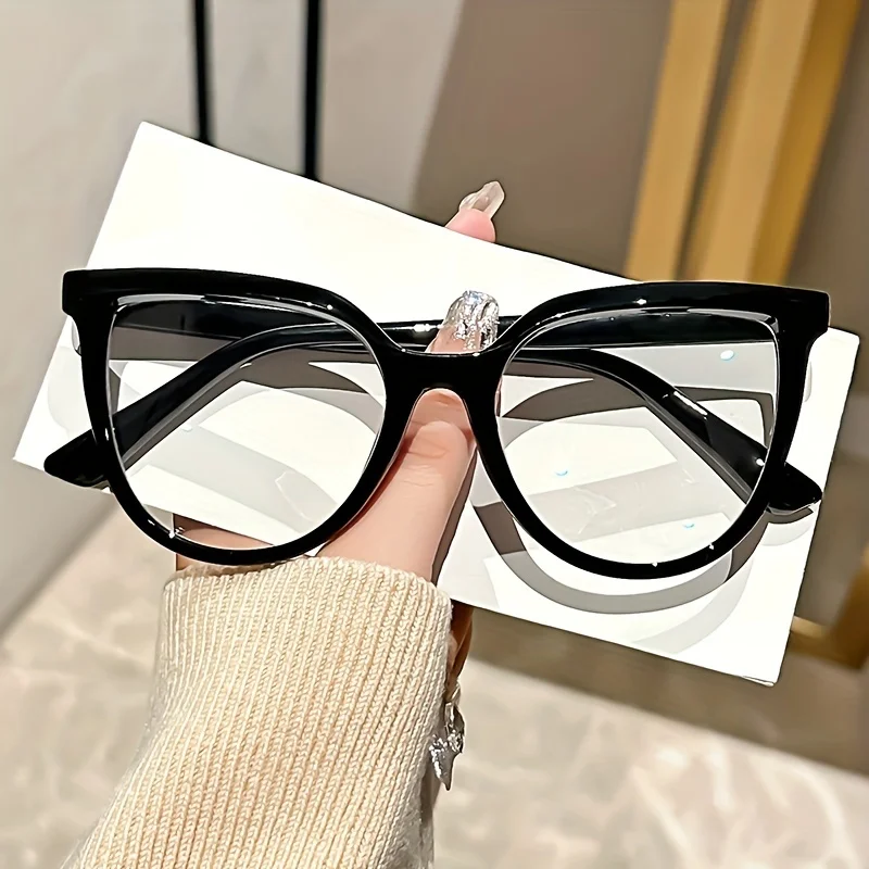 Vintage-Inspired Cat Eye Glasses for Women - Stylish, Lightweight & Durable with Blue Light Blocking Lenses