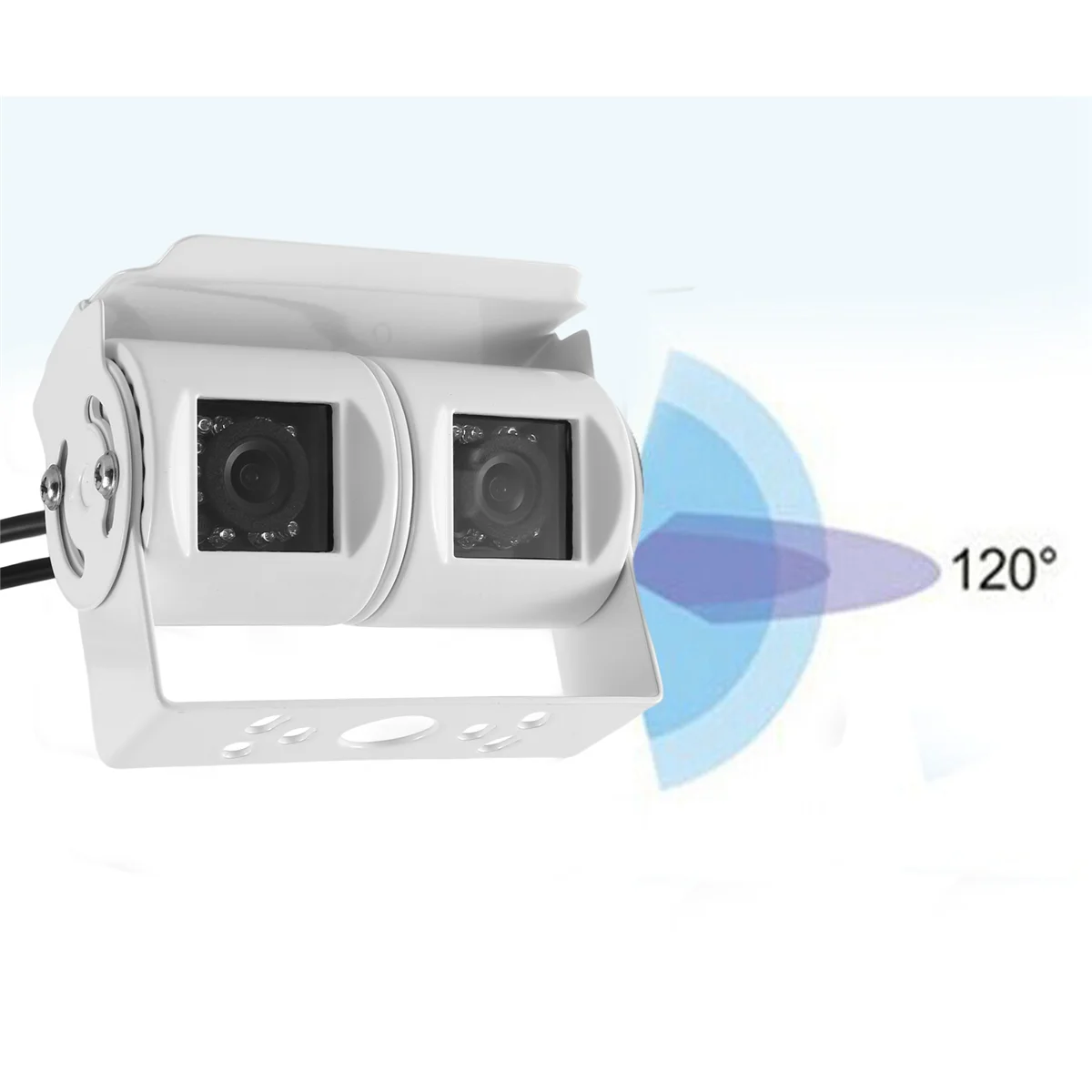 

RCA Car Dual Lens White Reversing Camera RV Backup Camera CCD Camera