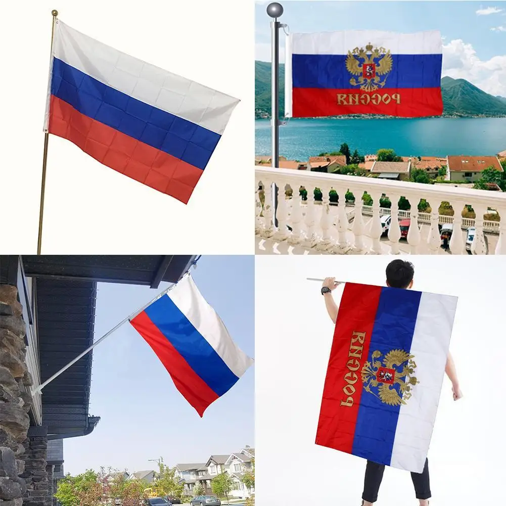 1PC Outdoor Russian Federal Republic Russia Flags Country Banner