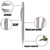0.3 0.5 0.7 0.9mm Metal Automatic Pencil with Eraser HB Lead Stainless Steel Silver Office Art Supplies Drawing Stationery 4