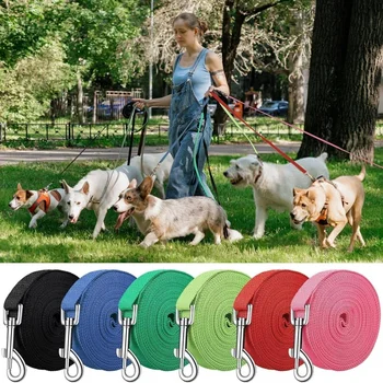1.2M-30M Long Nylon Dog Training Leashes Walking Pet Leash Long Lanyard Traction Rope for Small Large Dogs Lead Item 1