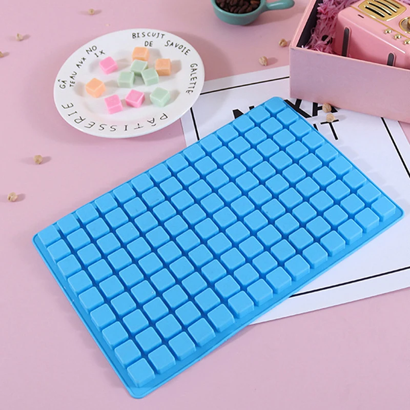 1PC 126 Cavity Chocolate Silicone Mold Ice Cube Mold Fondant Patisserie Candy Bar Mould Cake Mode Decoration Kitchen Party DIY