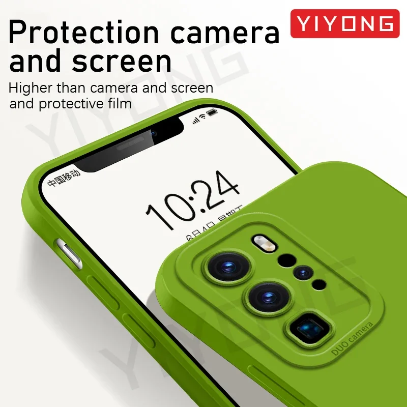 Silky Soft Liquid Silicone Shockproof Phone Case by YIYONG