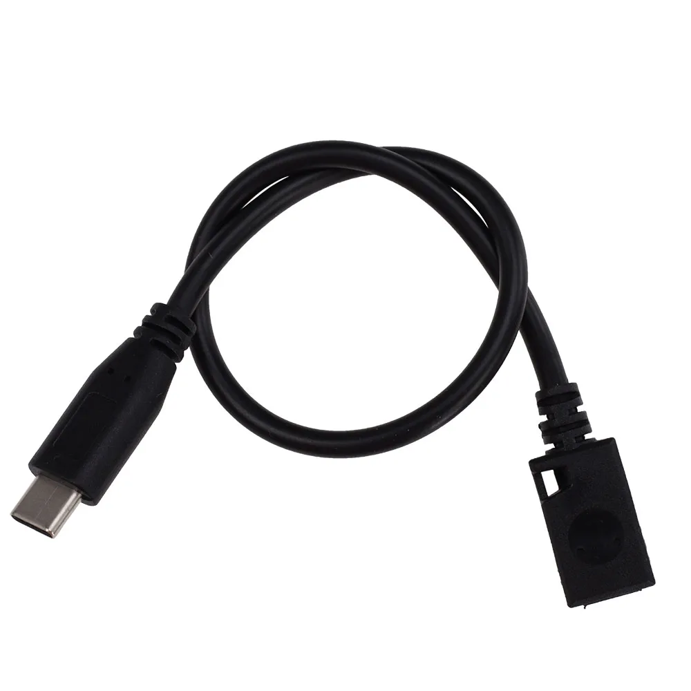 

100 шт., чёрный переходник с USB 3,1 типа «папа» на 5-контактный мини-USB «мама»