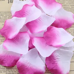 Royal Blue Sapphire Silk Flower Petals for Elegant Wedding and Banquet Decor (White Rose)