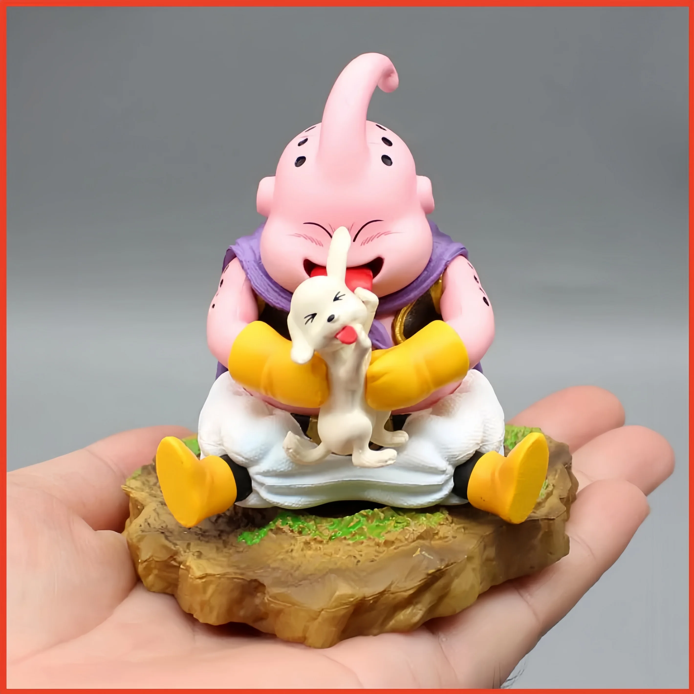 8cm Dragon Ball Majin Buu Anime Figures Q Version Figurine Pvc Statue Gk Model Toys Collectible