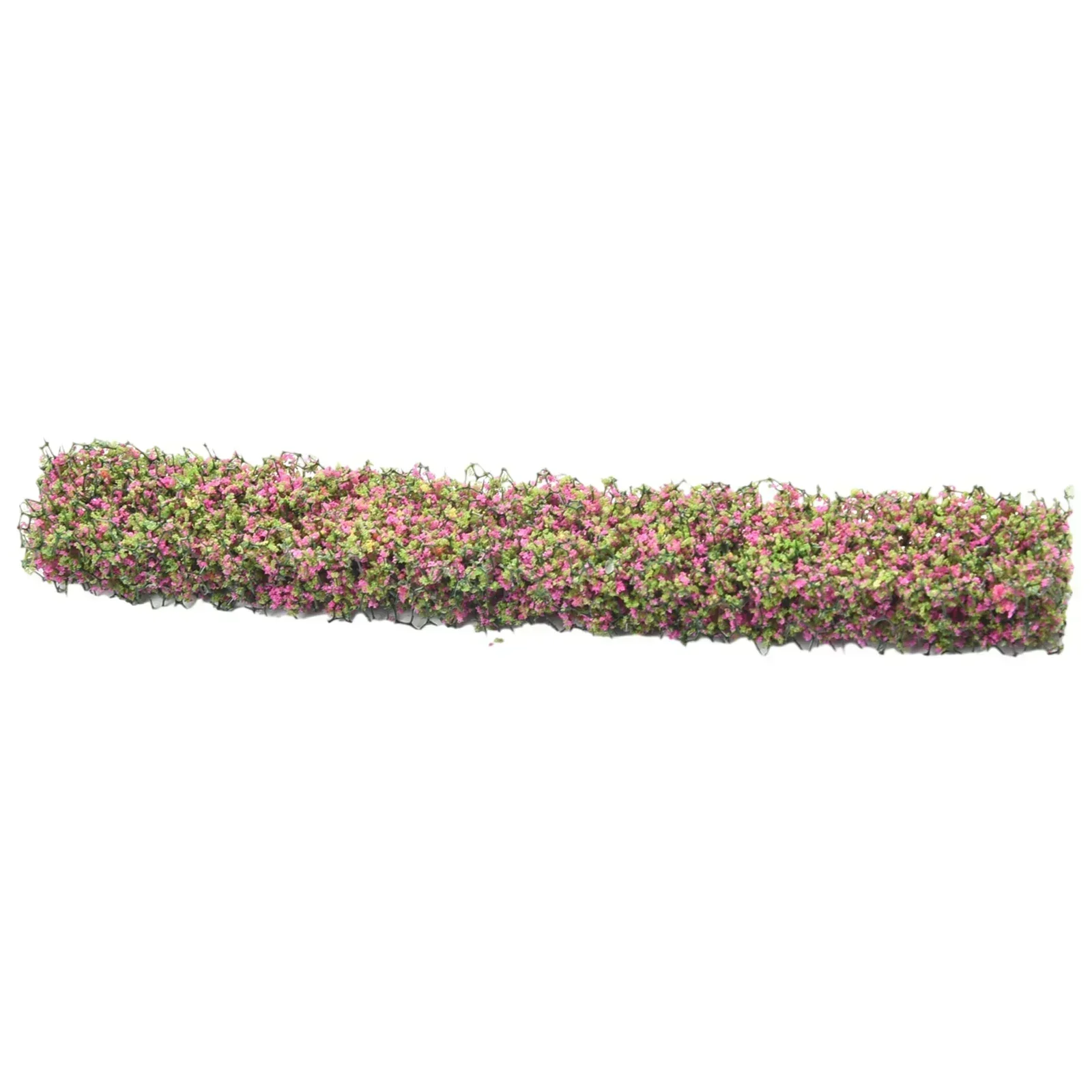 12pcs Simulated Lawn Miniature Shrub Strips Static Shrub Vegetation Groups Bush Model Static Scenery Garden Yard Decoration
