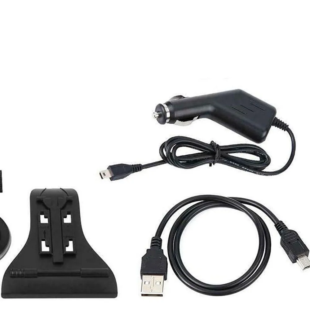 1PC 블랙 7인치 GPS 네비게이션 전자 부품 및 플라스틱 및 금속 자동차 충전기 자동차 액세서리 포함