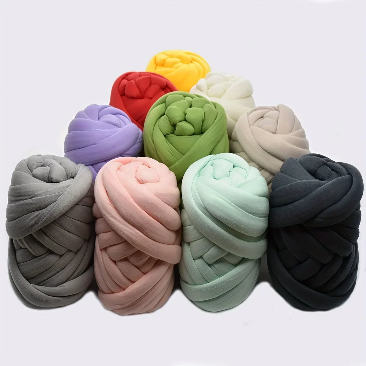 8.82oz Thick Super Bulky Chunky Yarn For Hand Knitting Crochet Soft Big Cotton DIY Arm Knitting Roving Spinning Yarn For Blanket 5