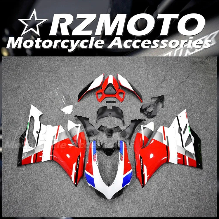 

4 подарка, новинка, задняя часть мотоцикла из АБС-пластика для Ducati 1199 899 Panigale 2012 2013 2014 2015 2016, комплект для кузова красного и синего цвета