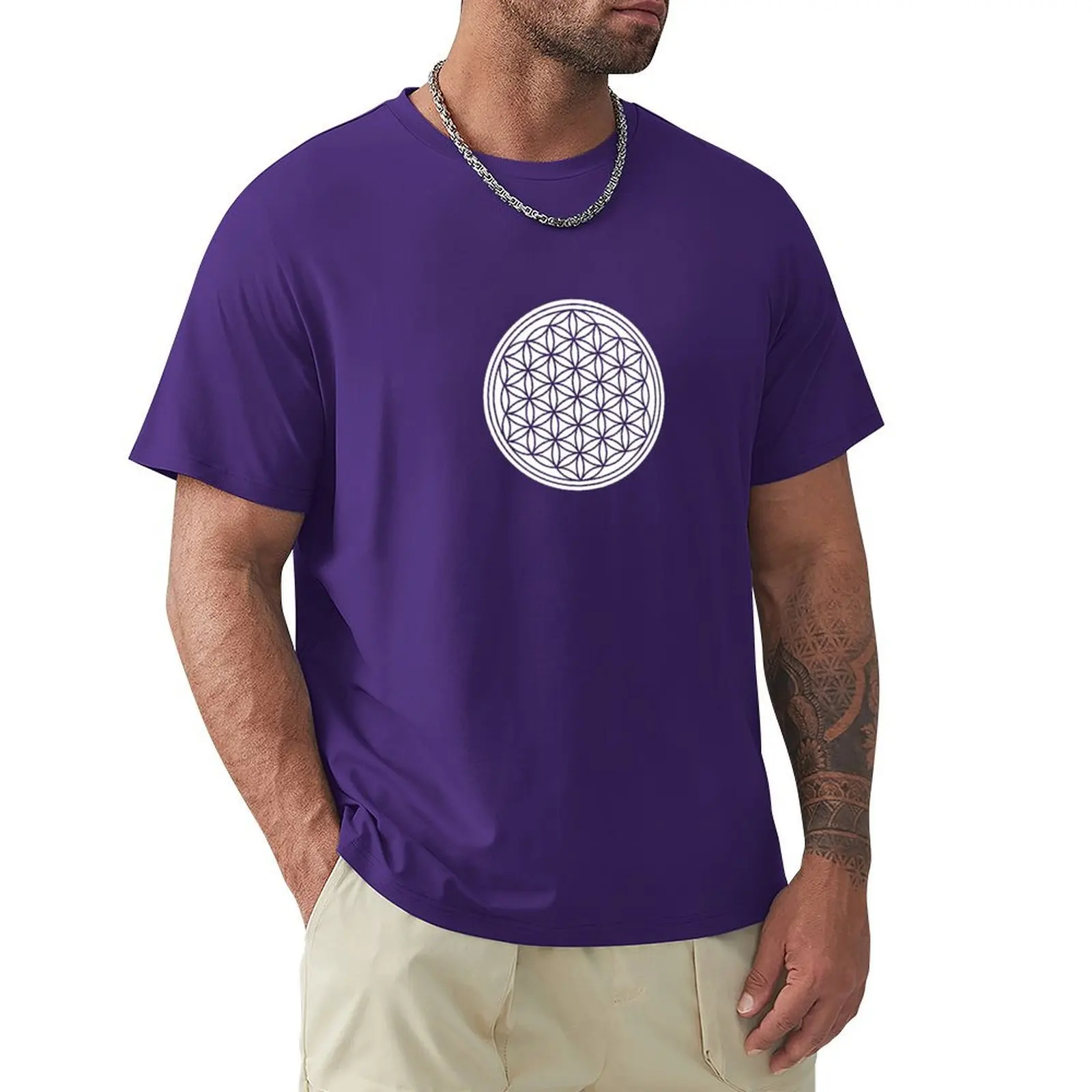

Flower Of Life T-Shirt cute tops vintage clothes Men's t-shirt