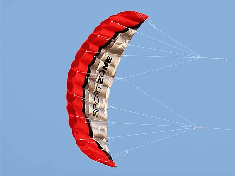 2.5m dual line stunt power kite outdoor play kites flying flugdrachen deportes-y-ocio cometas de viento infantil kite reel hoka 3