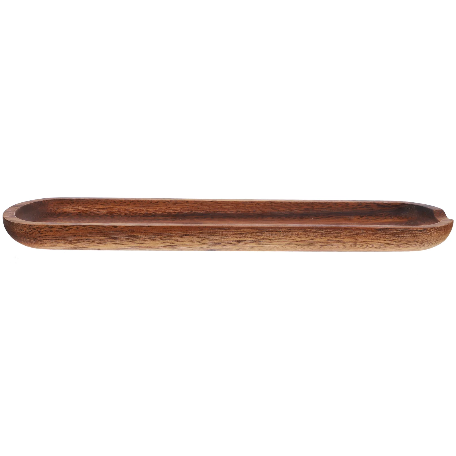 

Dough Bowl Wooden Bowl Household Rustic Strip Shaped Fruit Snack Dessert Serving Bowl for Home Restaurant Food Container