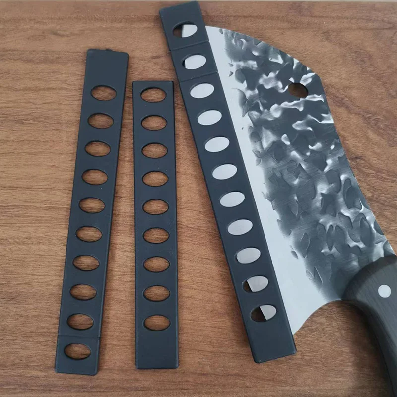 

3PCS Knife Blade Protector Cover Plastic Sheath Kitchen Knife Protective Sleeve Edge Blade Protector Kitchen Tool 16.5/18.5/21cm