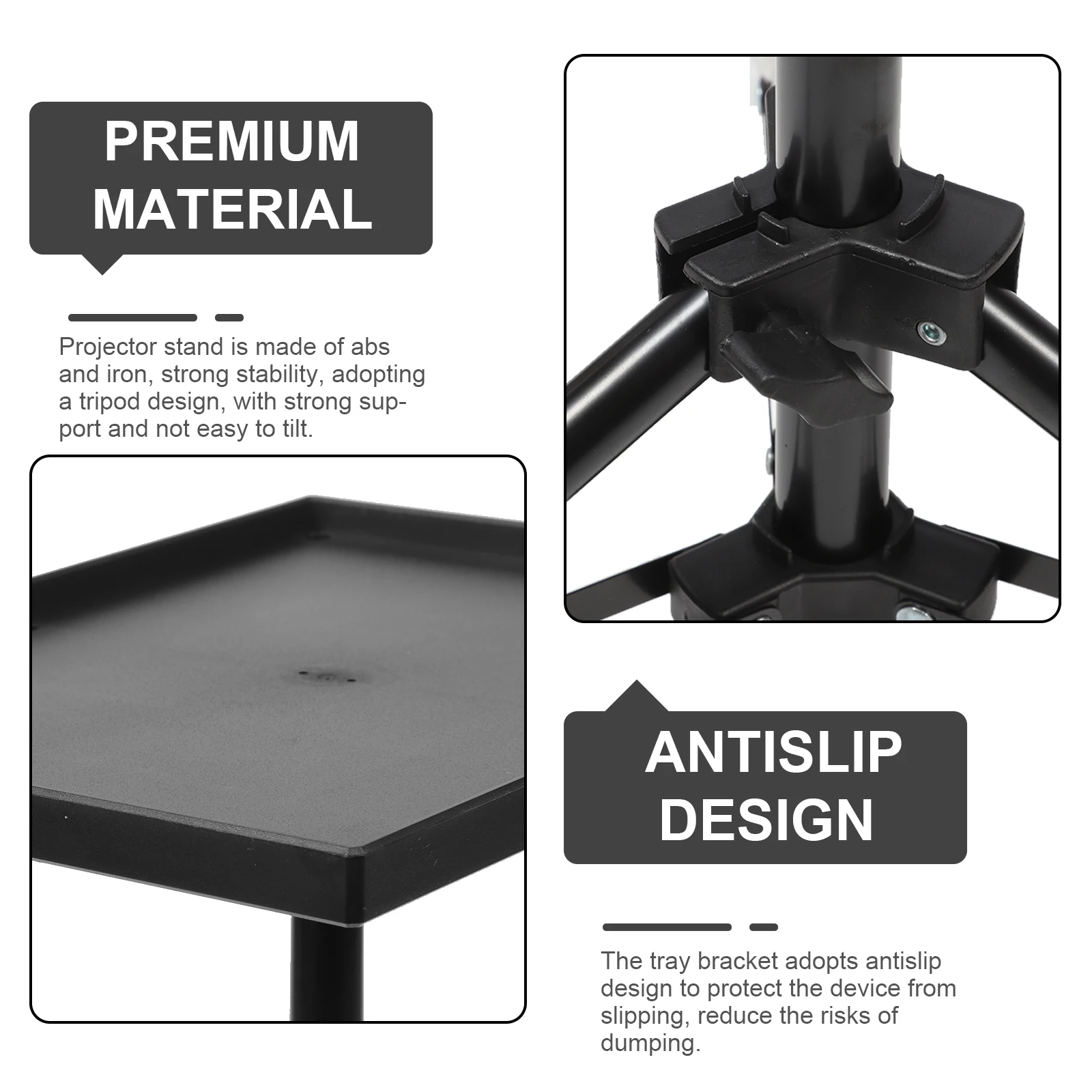 Projector Tray Stand Floor To Wall Desktop Shelf Laptop Stand Bedside Lift Telescopic Rod Live Tripod Laptop Tripod