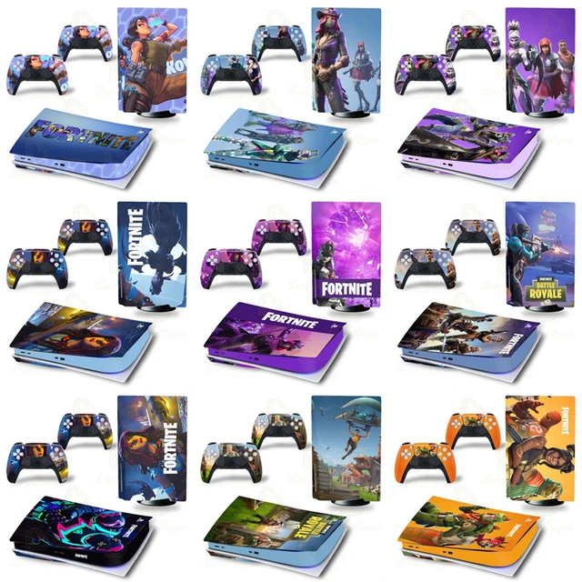 Ninja FORTNITE Console Stickers For SONY PS5 Digital Edition Full Body  Color Skin Decals For PlayStation 5 Controller Gamepad - AliExpress