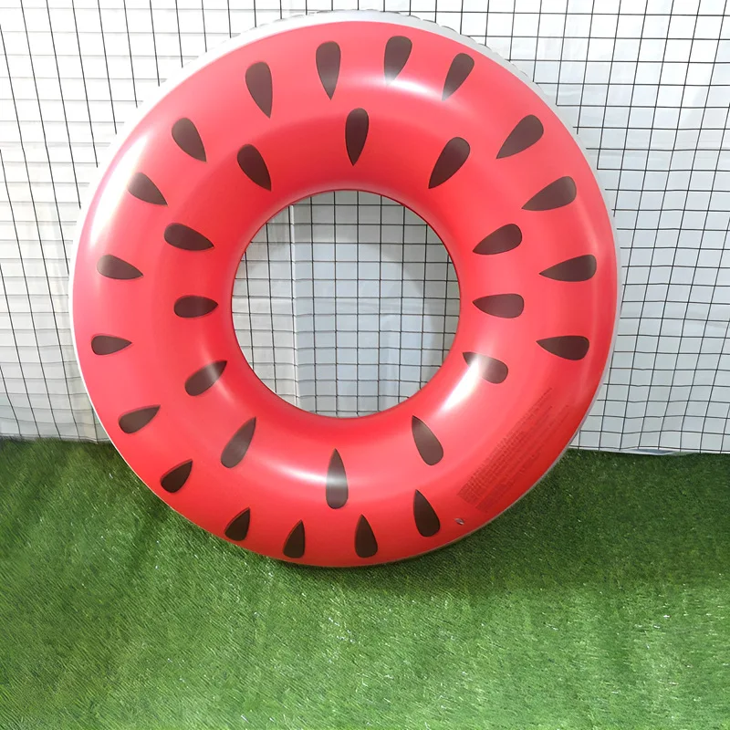 Inflatable Watermelon Pool Float Accessory Swimming Ring Summer Party Water Toys PVC Floating Ring Detail View 6
