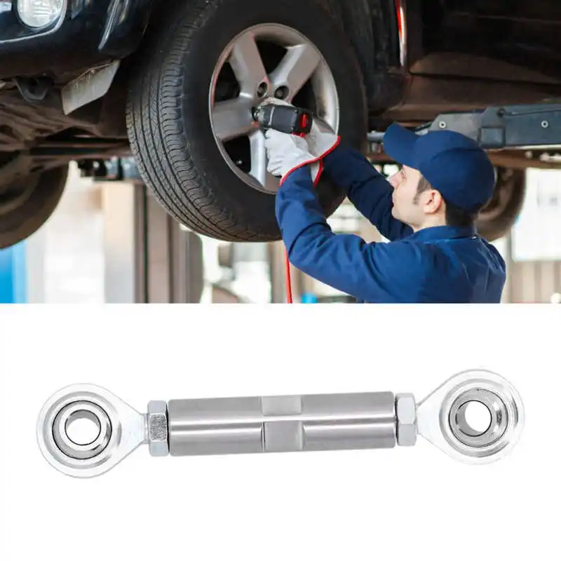 Adjustable Tensioning Rod 2 1/2in Stainless Steel Alternator Bracket Fit for Chevy engine Ford engine Mopar