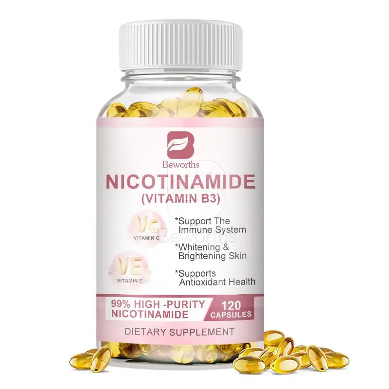 BW120PCSVB3NicotinamideWhiteningCapsulesAntioxidantBrightens