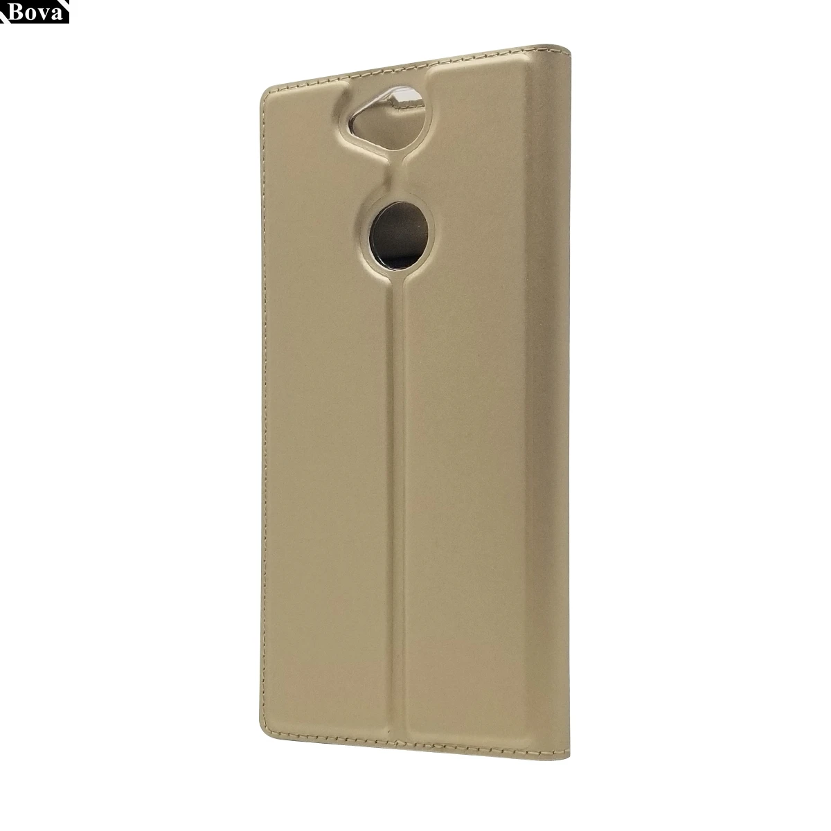 Magnetic Adsorption Flip Case with Card Holder and Matte Finish