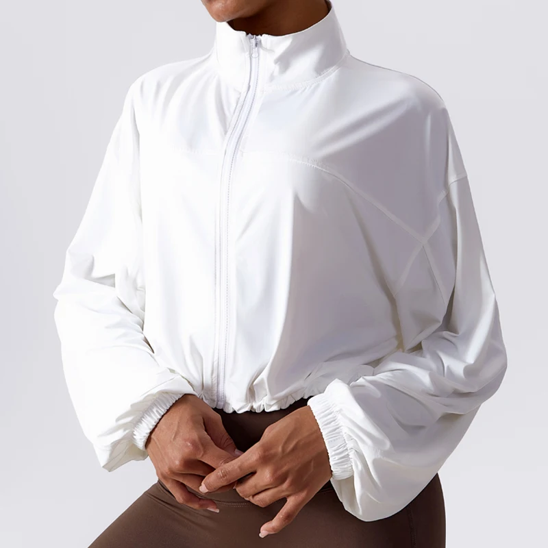 

VITALINOVO Women's UPF 50+ Sun Protection Jacket Zip Up Long Sleeve Cooling Athletic Hiking Shirt UV Lightweight Running Jackets