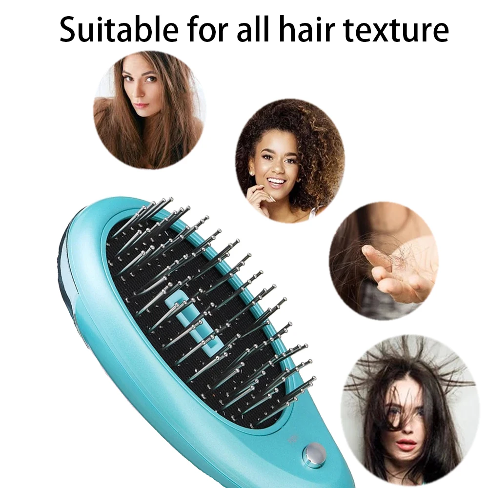 Portable Hair Brush Massage Negative Ion Care Mini Anti-Static Scalpcare Comb Modeling Styling Tools