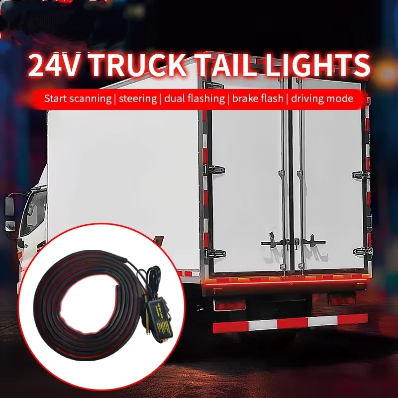 รูปสินค้า ไฟท้าย LED รถบรรทุก บาร์กันน้ำ ไดนามิก ย้อนกลับ เบรคแฟลช