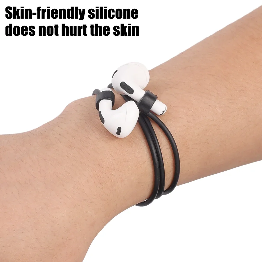 Cavo Porta Corda Per Auricolari In Silicone Anti-smarrimento Per AirPods 3 2 1 Pro Cuffia Bluetooth Senza Fili Collo Cinghia Sportiva Cord String
