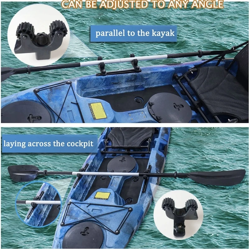 Kayak Paddles Holder Kayak Track Mount Accessories Plastic Kayak Oar Holder  For Fishing Kayak Kayak Rail Accessories - AliExpress