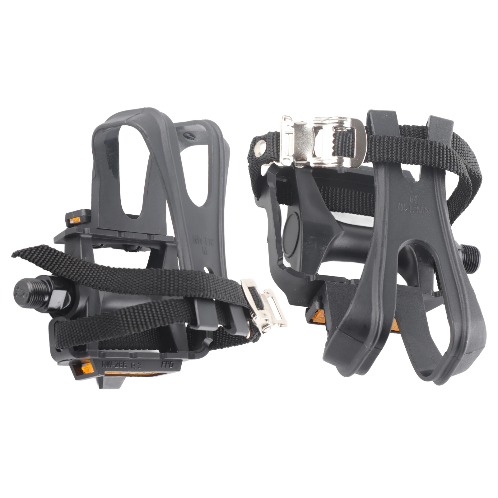 Accessoires de vélo : 1 paire de clips de pédale en nylon pour vélos fixie et VTT, accessoires de pédale plate pour cyclisme