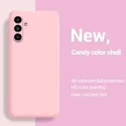 Original Solid Silicone Protective Phone Case - Durable, High-Quality Cover for Enhanced Grip and Style (LightPink)