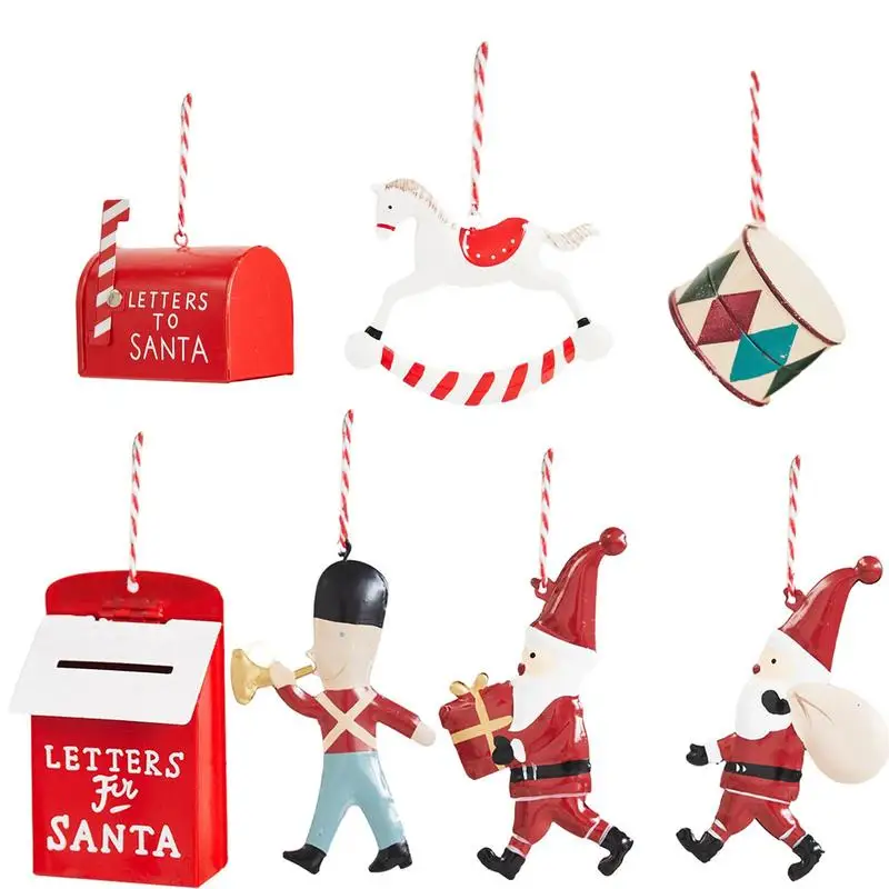 Christmas Decorations Christmas Party Nordics Christmas Decoration Metal Pendant Tree Room Party Holiday Decoration Ornaments