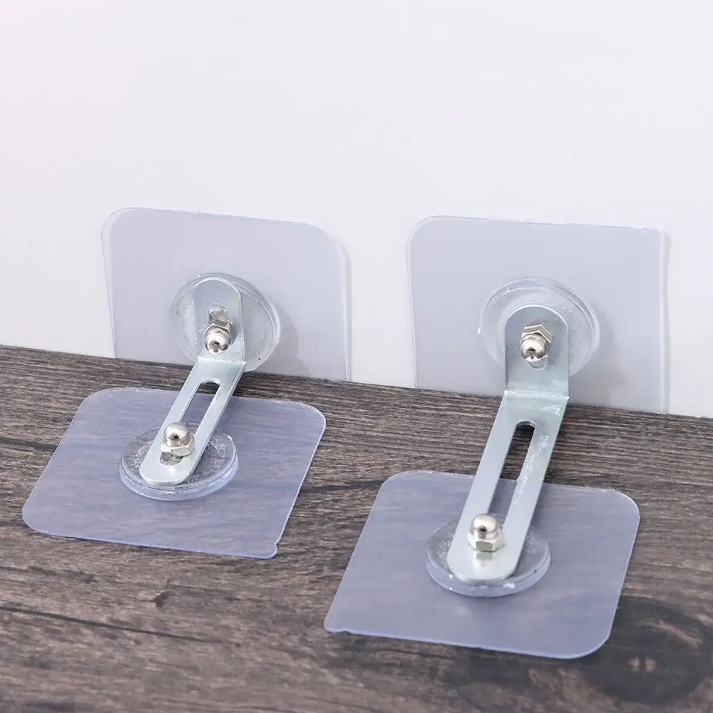 Adhesive Furniture Wall Anchors TV Cabinet Fixed Prevent Dumping Device Punch-free Furniture Anti-falling Fixture for Baby Care furniture wall anchors