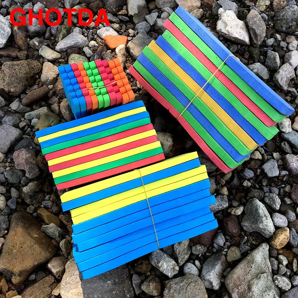 EVA Foam Fishing Line Plate Fishing Winding Line Board Tackle 8/10/12/14/17CM 10Pcs/lot