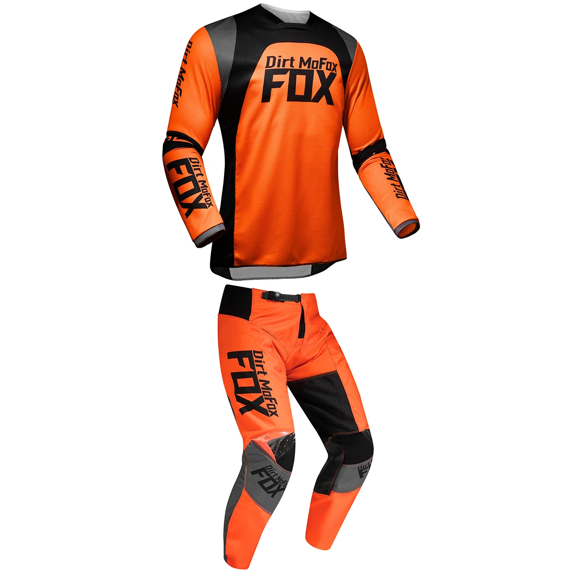 Motocross Racing 180 Trice Lux Gear Set Dirt MoFox Jersey Pants ATV UTV Downhill Bike Kits Cycling Offroad Orange Suit motocross gear set mens cycling suit