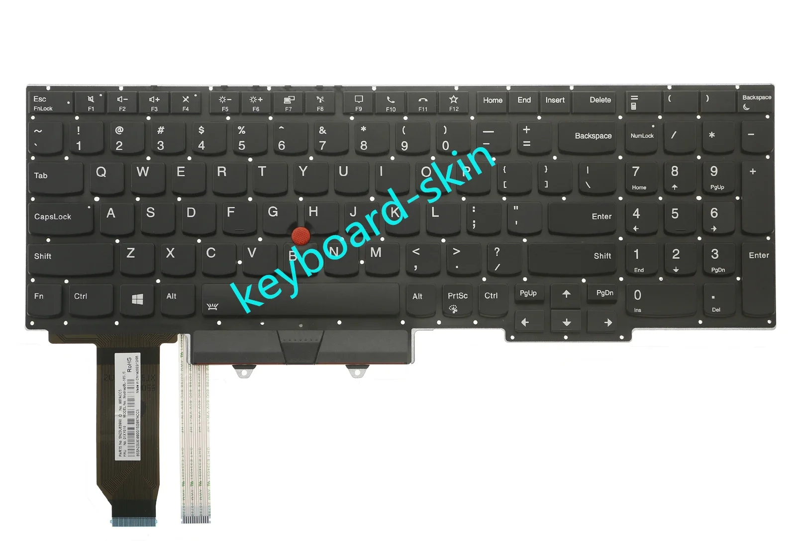 Teclado sem Quadro com Retroiluminação para Ibm Lenovo Thinkpad E15 Gen 2e15 Gen 3e15 g4 Série Laptop Novo - Imagem 3