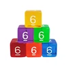 12PCS Transparent Dice 16MM Education Math Games For Kids Ideal Gift for Children Juegos De Mesa Familiares Divertidos 4