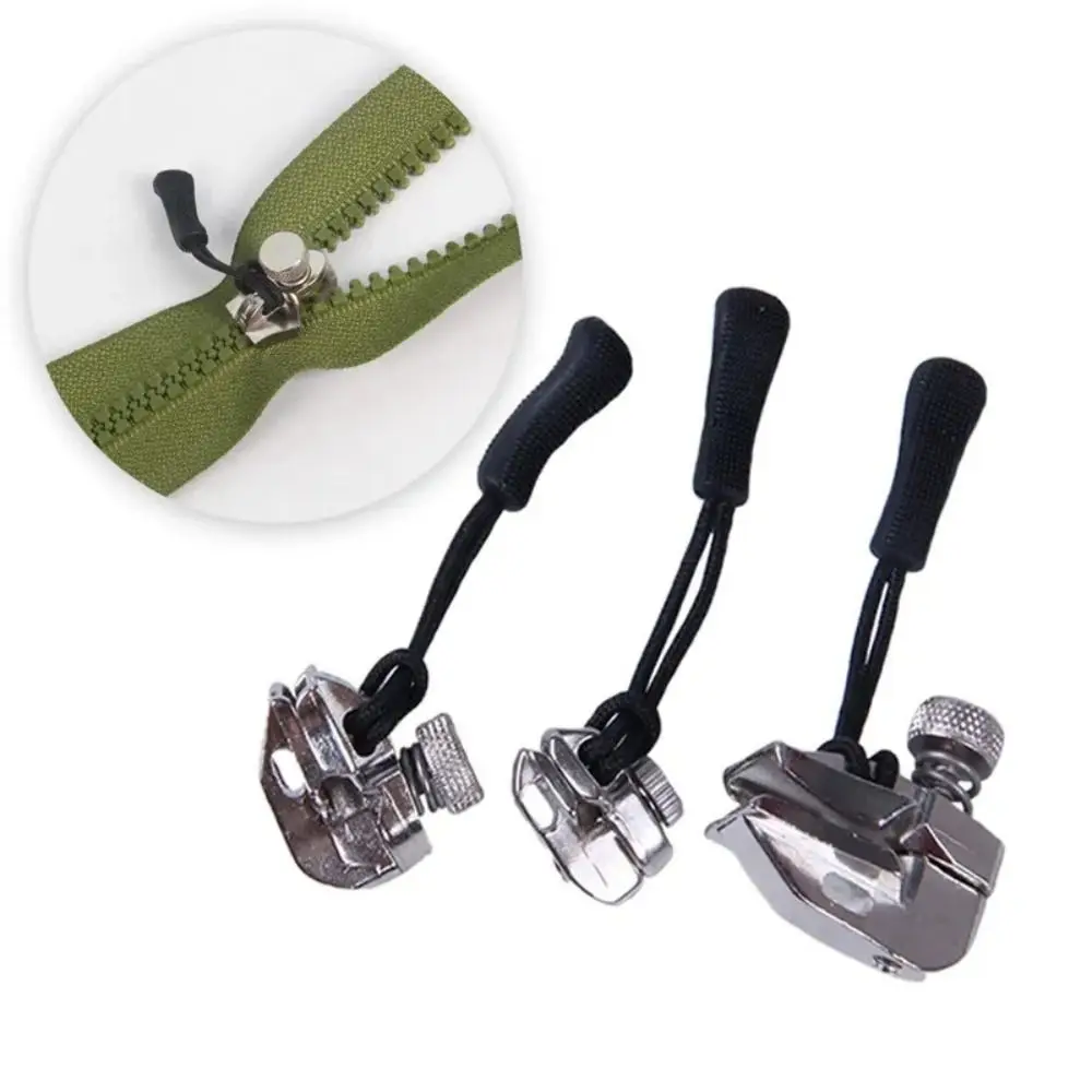 Durable 3 Different Size Zipper Repair Kit Replacement Bad Buckle DIY Instant Zipper Puller Instant Fix Universal Head zipper repair kit,zipper pullers,zipper sliders,zipper heads