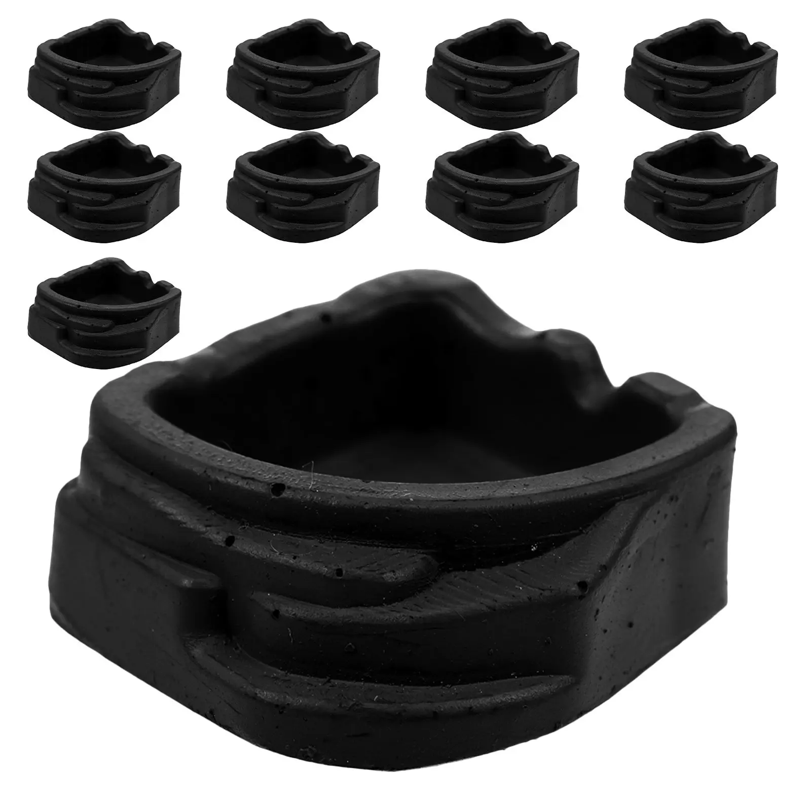 10Pcs Miniature Spider Water Bowls & Small Reptile Feeder Dish Set Sa06ca447a9944befb18a3ffd019eec10m