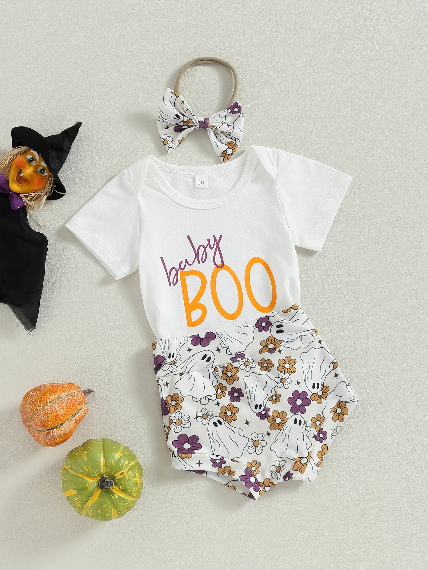 

Baby Boy Summer Outfit Dinosaur Print Short Sleeve Rompers Camouflage Print Shorts Headband 3Pcs Adventure Clothes Set