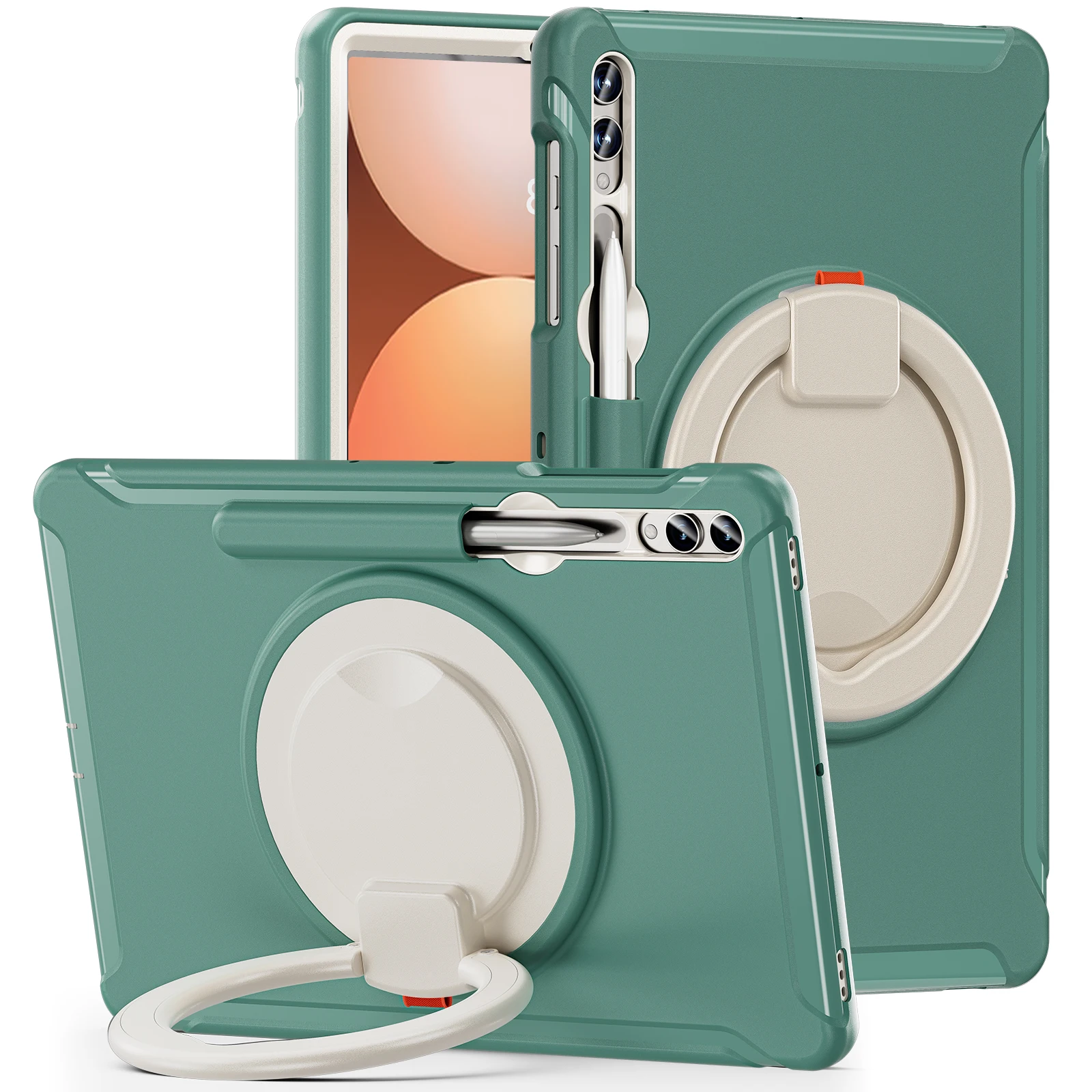 Durable Handle Kickstand Shockproof Tablet Case Cover with Stand
