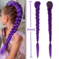 Purple-Clip-Braid