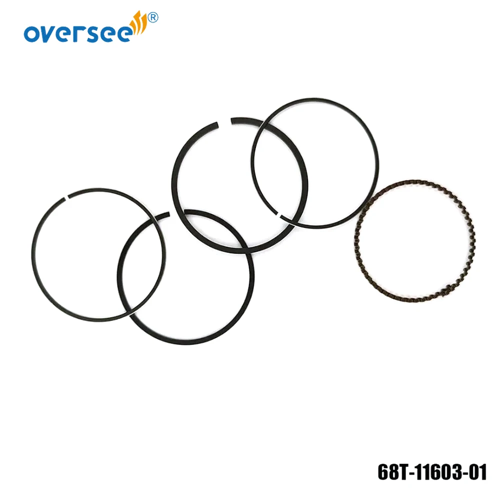 68T-11603-01-00 PISTON RING SET (STD) For Yamaha 6-8-9.9HP Outboard T9.9 F8 F9.9