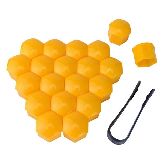 17mm Wheel Nut Bolts Head Cover Cap Protective Bolts Caps Exterior Decoration Protecting Bolts Rims