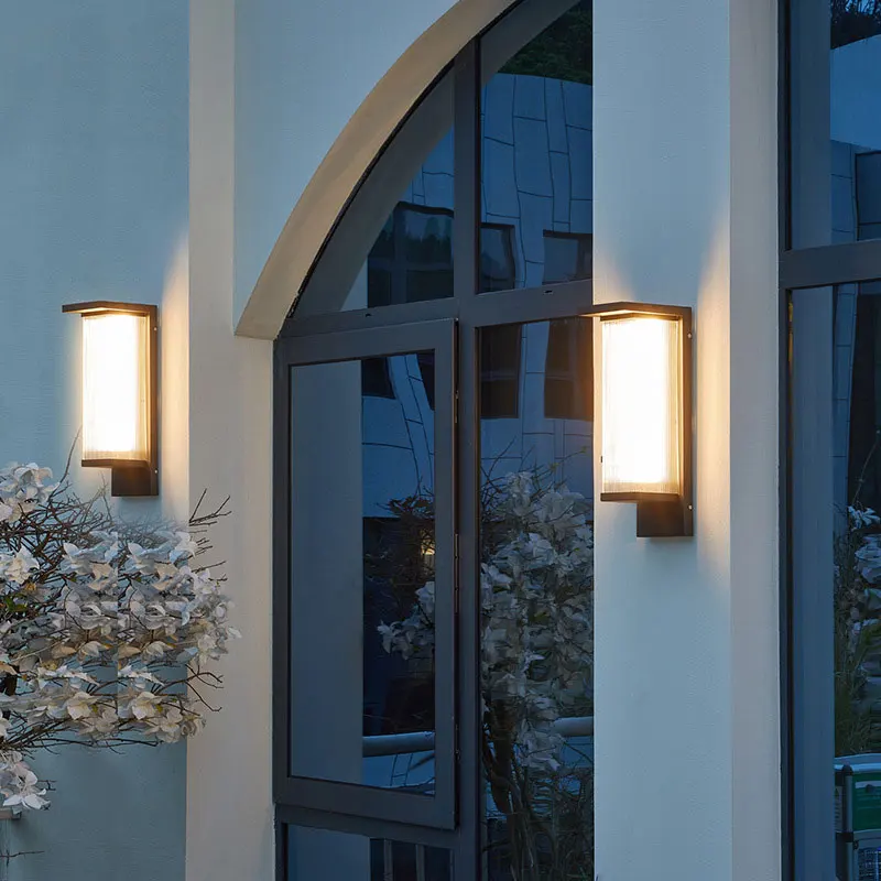 Outdoor Wall Lamp, Courtyard, Villa Entrance Wall Lamp, Outdoor Waterproof Garden, Yard Lighting