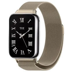 Elegant Milanese Loop Strap - Premium Metal Magnetic Bracelet Band for Redmi Watch 5-4 (Starlight color)