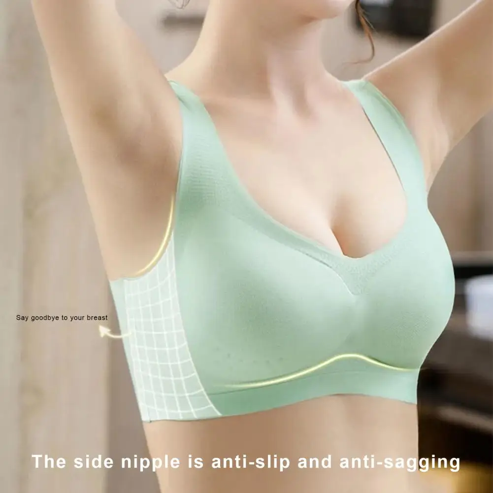 

Underwear Seamless Thin Bras for Woman Wireless Sleep Removable Padded Bralette One Piece Brassiere No Wire Comfortable