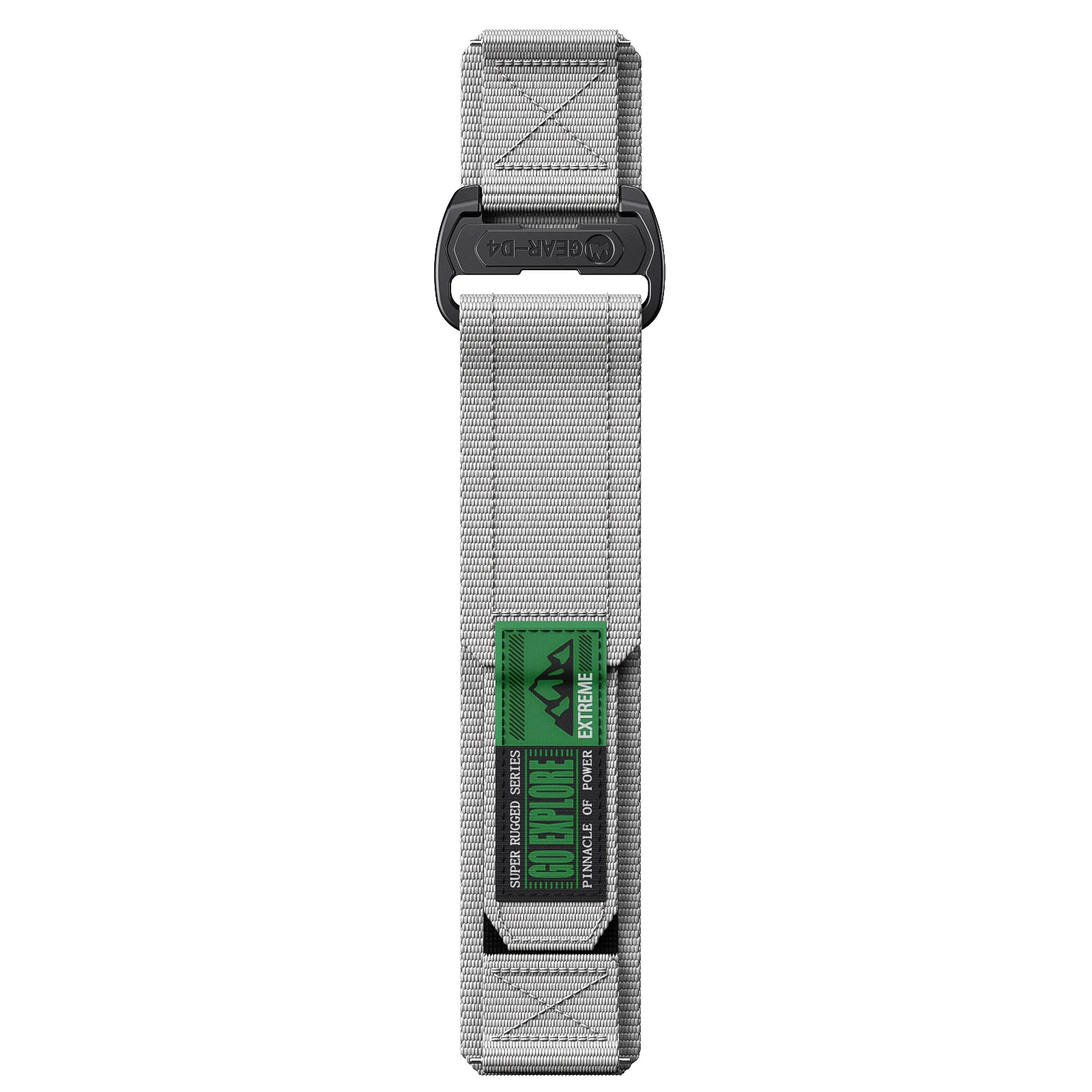 Outdoor Nylon Velcro Woven Wristband Watch Strap - Adjustable 20mm/22mm Band